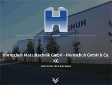 Tablet Screenshot of hornschuh.eu
